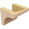 Ekena Millwork 5"W x 5"D x 5"H Wide Legacy Rough Cedar Woodgrain TimberThane Corbel, Primed Tan CORUR05X05X05LGYRCPR - alternate 6